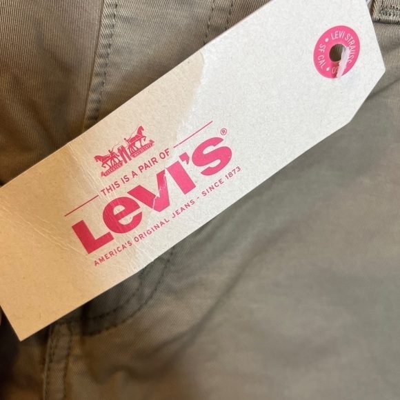 🌹Levi’s Khaki 514 Slim Trouser Pants Mens Casual Chino Pants NWT Casual 0110 - Picture 4 of 11
